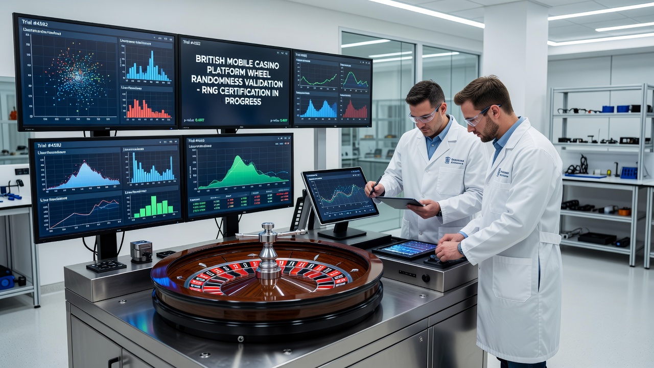 Detailed view of server racks and monitoring equipment used to run extended randomness tests on digital wheel algorithms for mobile platforms